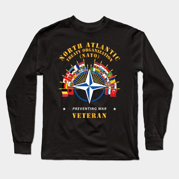 NATO - Preventing War - Veteran X 300 Long Sleeve T-Shirt by twix123844